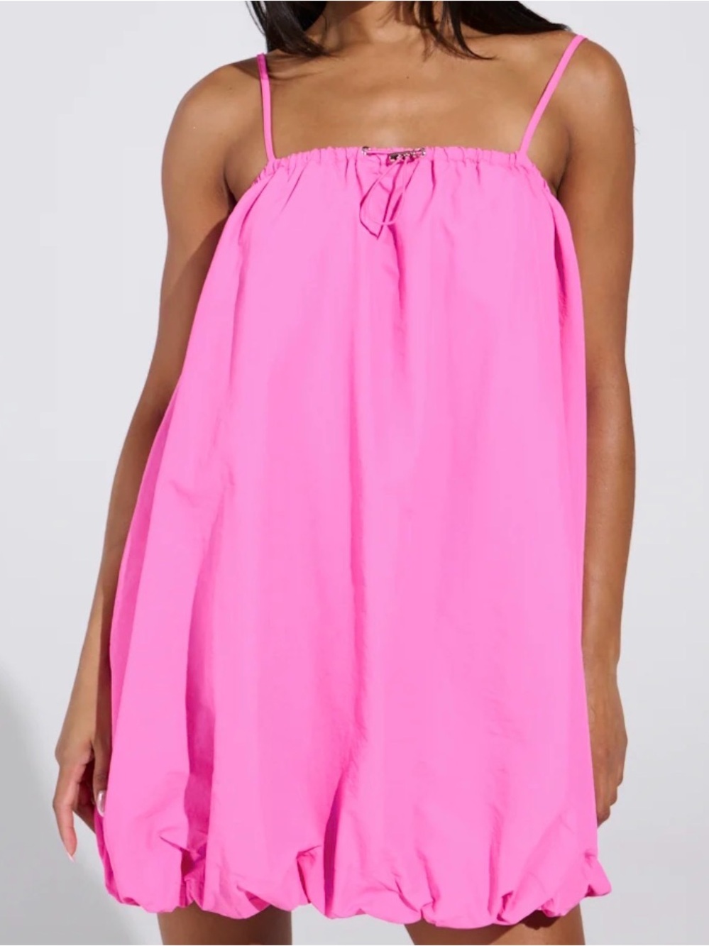 Akira Women's Pink Bubble Slip Dress